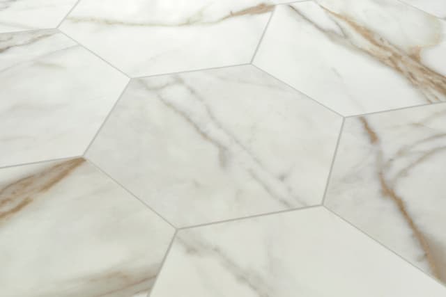 Luxury Vinyl Sheet Platinum Carrara Ivory 130470