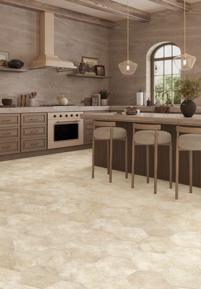 Luxury Vinyl ADURA®APEX Luxxe Hexagon Pearl APS201