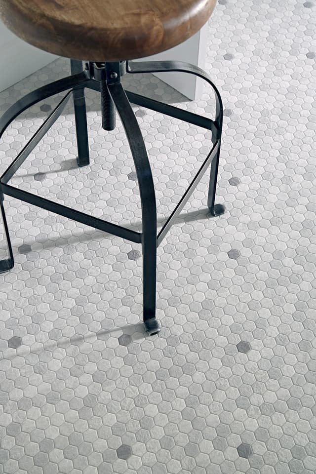 Luxury Vinyl Sheet Platinum Penny Lane Quartzite with Granite 130332