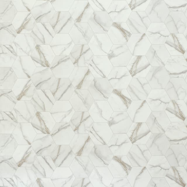Luxury Vinyl Sheet Platinum Carrara Pearl 130471