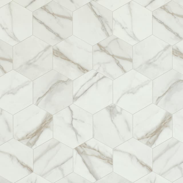 Luxury Vinyl Sheet Platinum Carrara Pearl 130471