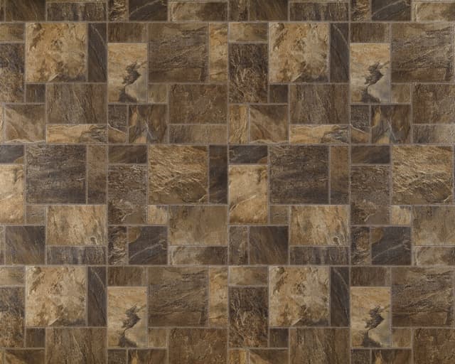 Luxury Vinyl Sheet Platinum City Plaza Calico 130110