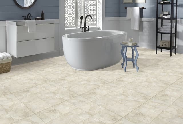 Luxury Vinyl Sheet Platinum Capri Alabaster 130260