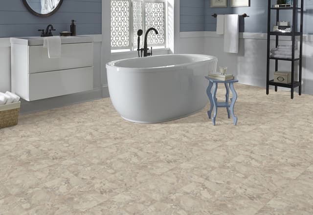 Luxury Vinyl Sheet Platinum Capri Marble 130261