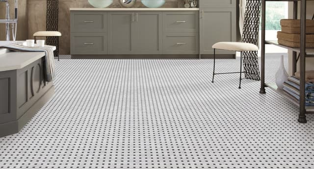 Luxury Vinyl Sheet Platinum Lattice Elderberry 130400