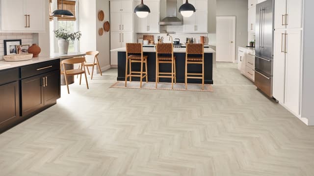 Luxury Vinyl Sheet Platinum Twill Linen 130530